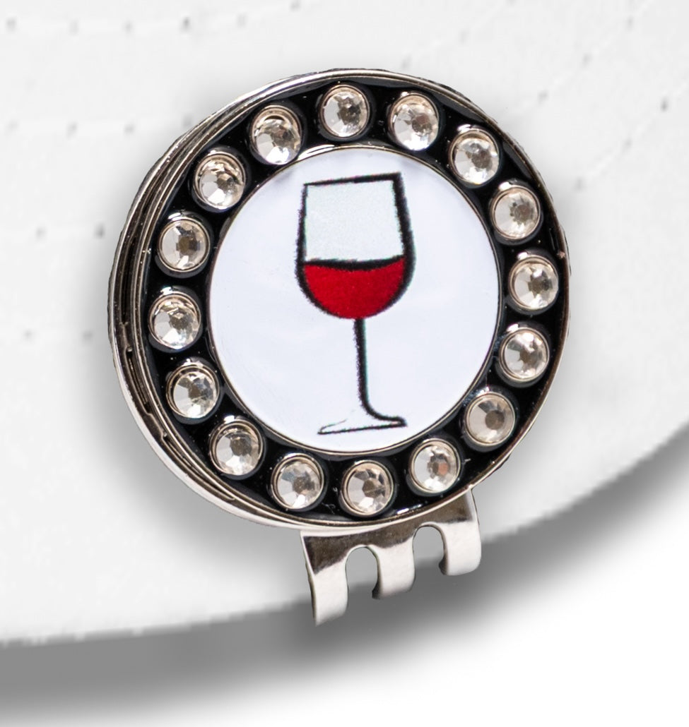 Bling Golf Ball Marker for Women – Wine Glass