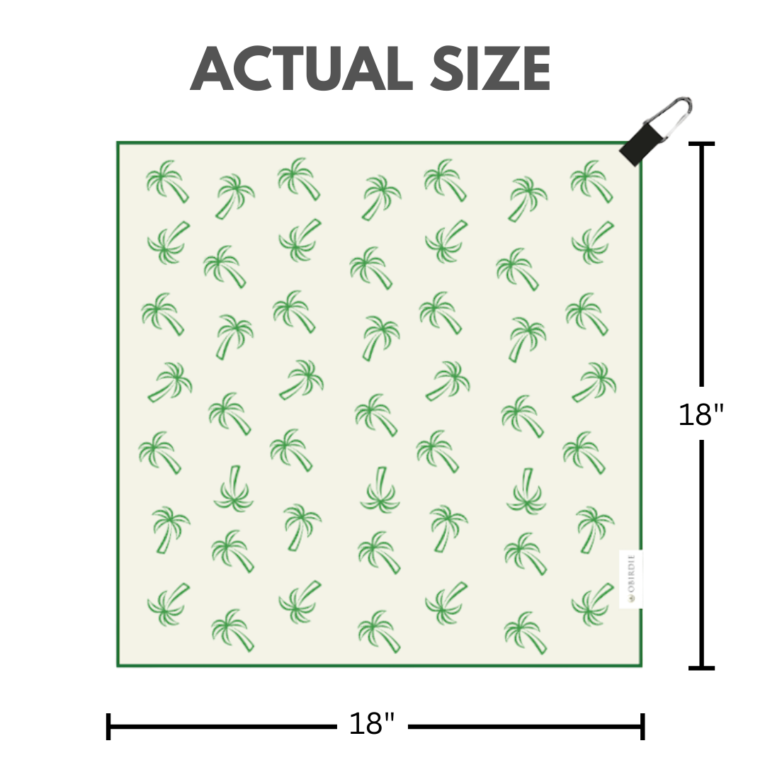 *NEW* Magnetic Golf Towel for Women – Palm Tree