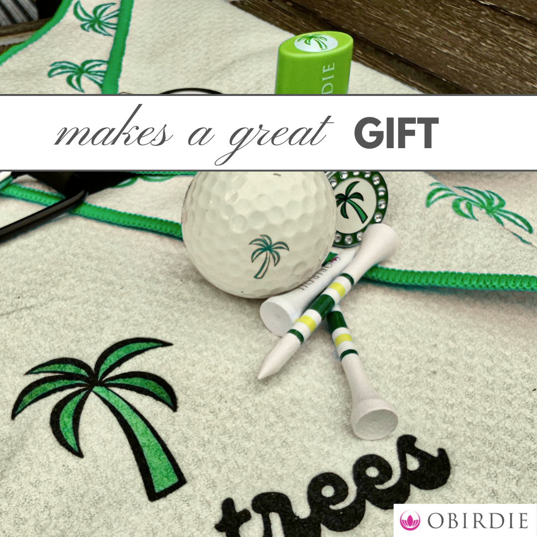 *NEW* Magnetic Golf Towel for Women – Waffle Microfiber | Obirdie Golf