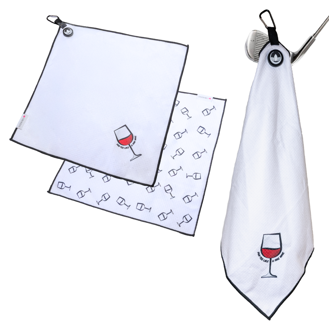 *NEW* Magnetic Golf Towel for Women – Waffle Microfiber | Obirdie Golf