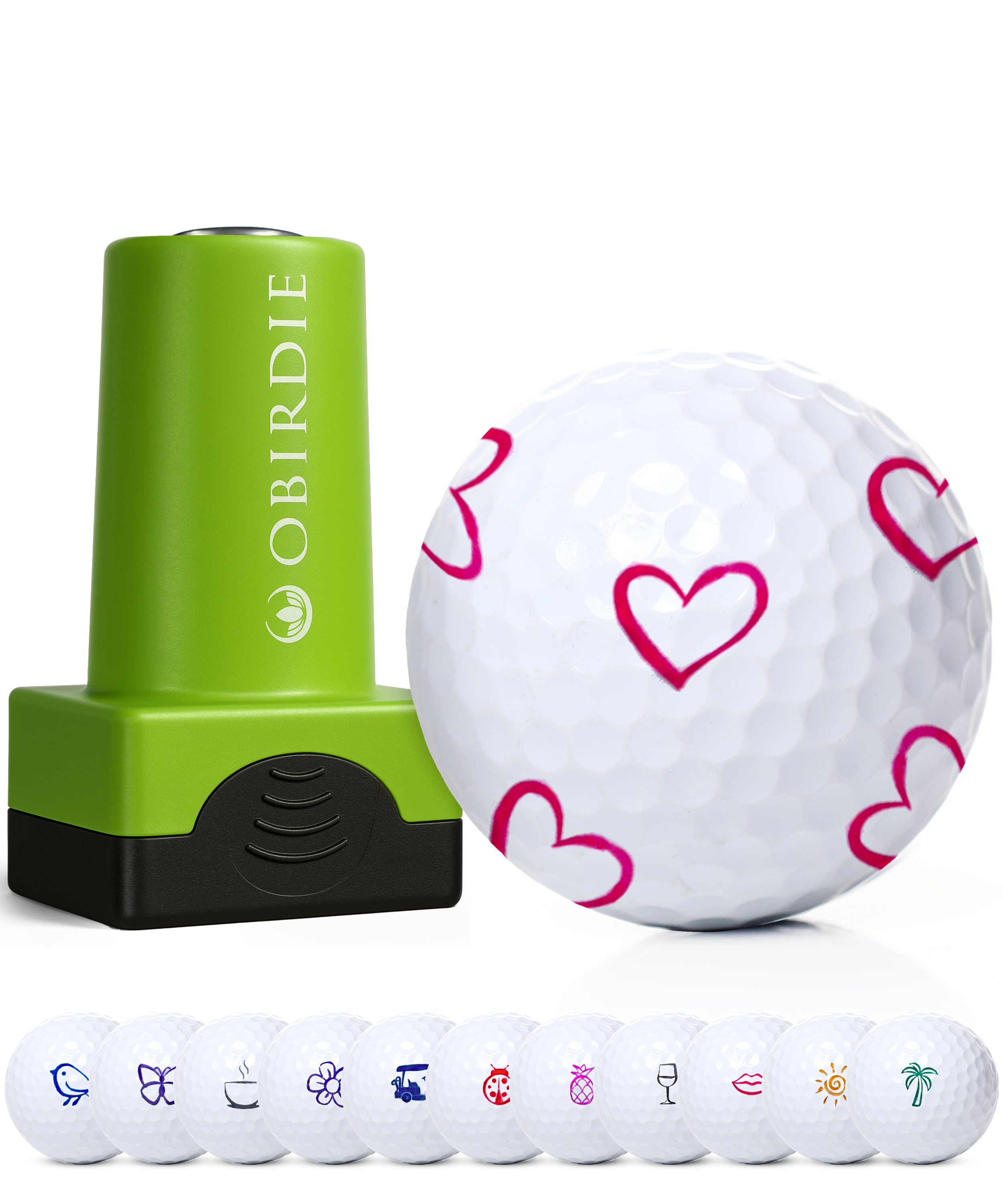 Personalized Golf Ball Stamp for Women – Permanent & Stylish | Obirdie Golf