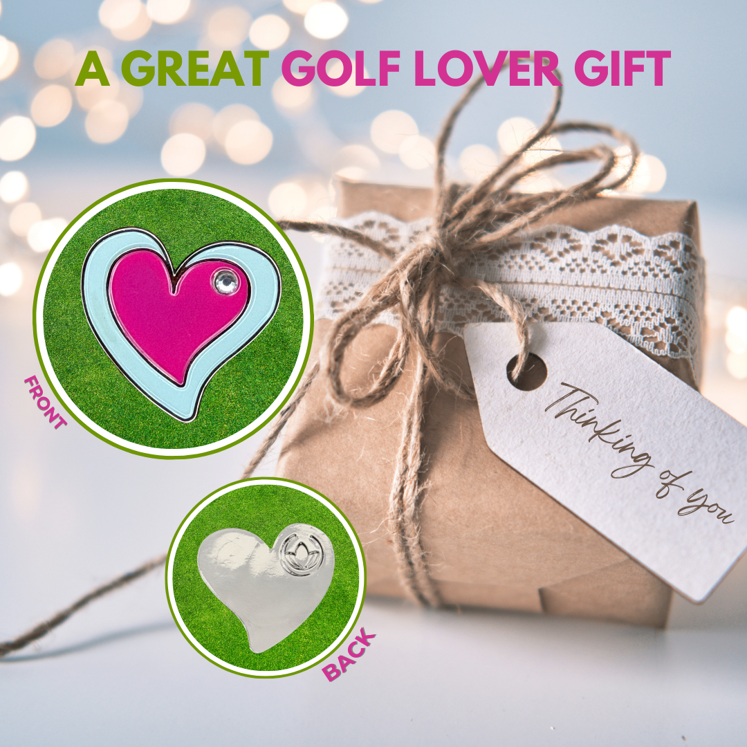 Heart Golf Ball Marker for Women – Stylish Magnetic Marker | Obirdie Golf