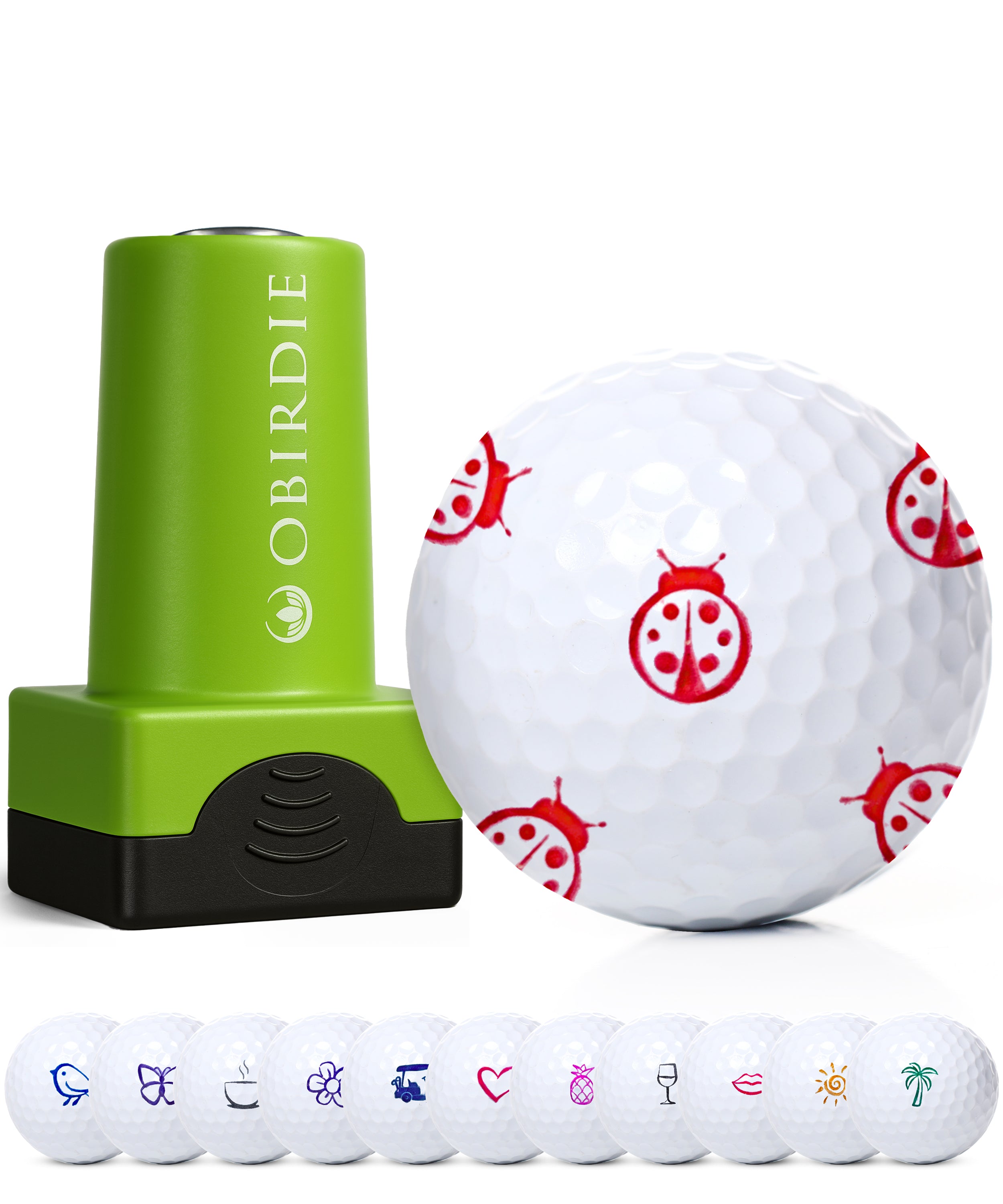 Personalized Golf Ball Stamp for Women – Ladybug