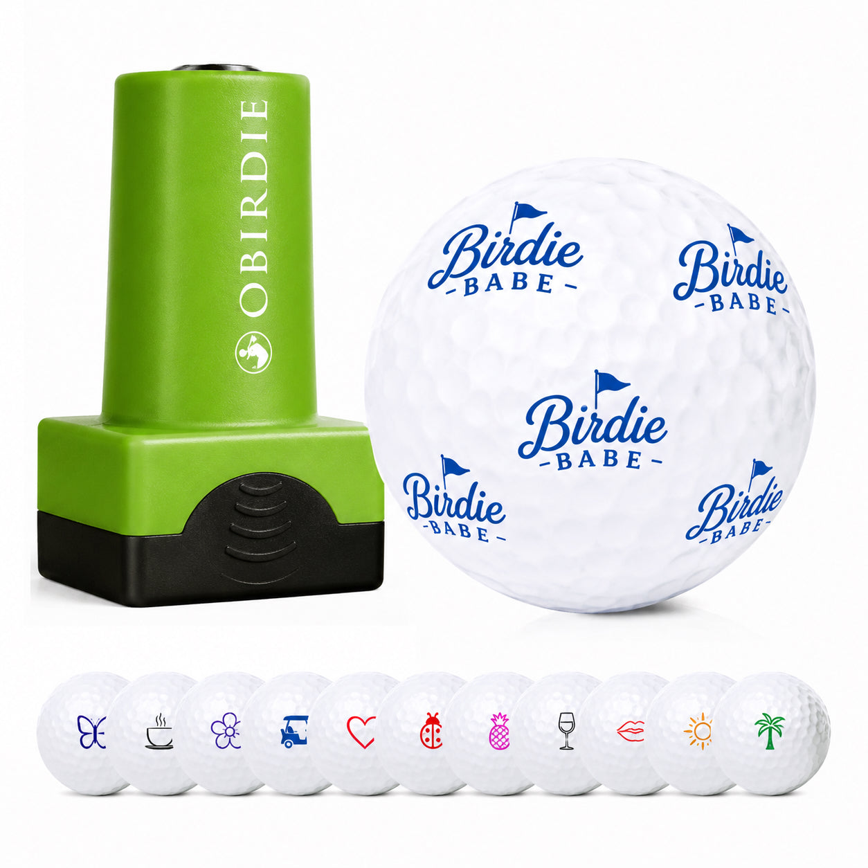Personalized Golf Ball Stamp for Women – Birdie Babe