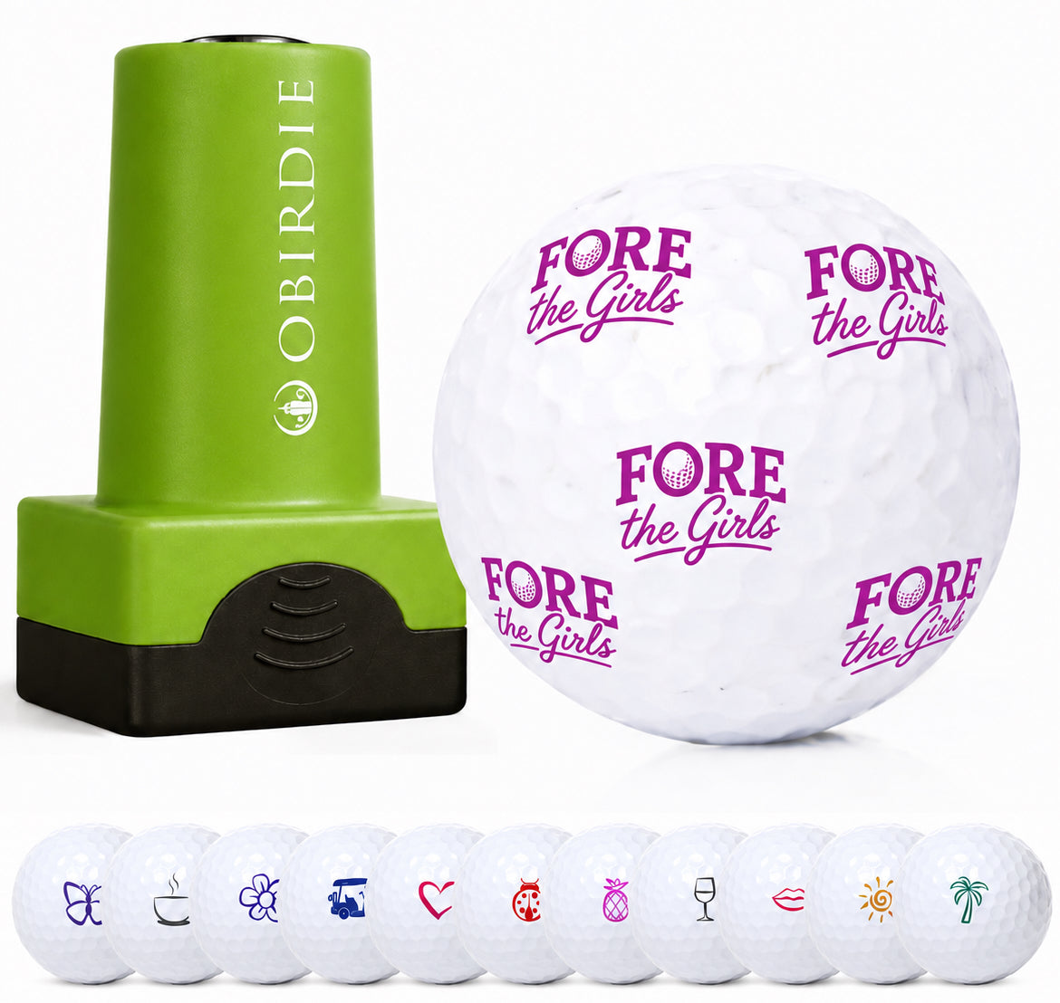 Personalized Golf Ball Stamp for Women – Fore The Girls