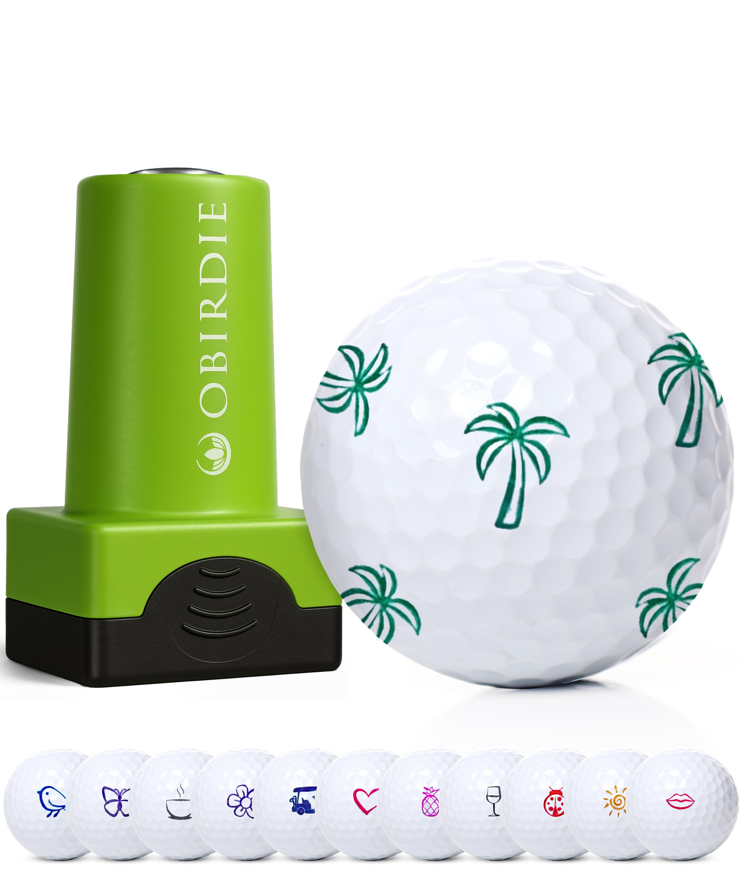 Personalized Golf Ball Stamp for Women – Palm Tree