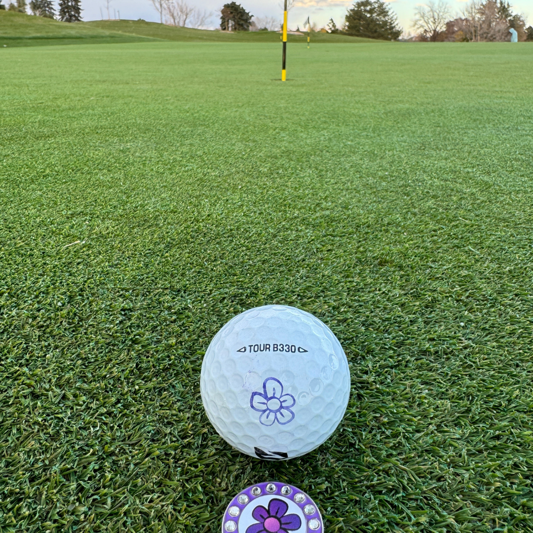 Flower Golf Ball Marker